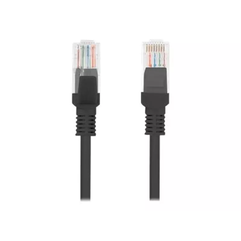 Lanberg PCU5-10CC-1000-BK tinklo kabelis juodas 10 m Cat5e U/UTP (UTP) (PCU5-10CC-1000-BK)