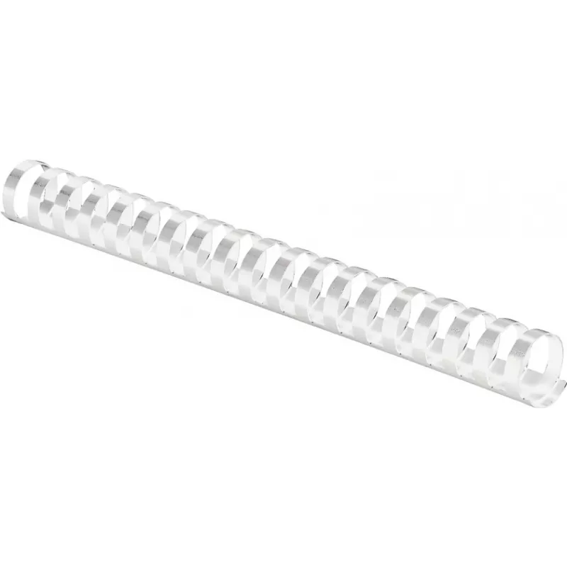 Fellowes plastikinės šukos – 14 mm – 21 žiedai – A4 (210 x 297 mm) – baltos – 100 vnt. Plastikinės įrišimo šukos – skirtos Fellowes Galaxy 500, Galaxy E 500, Pulsar 300, Pulsar-E 300, Quasar