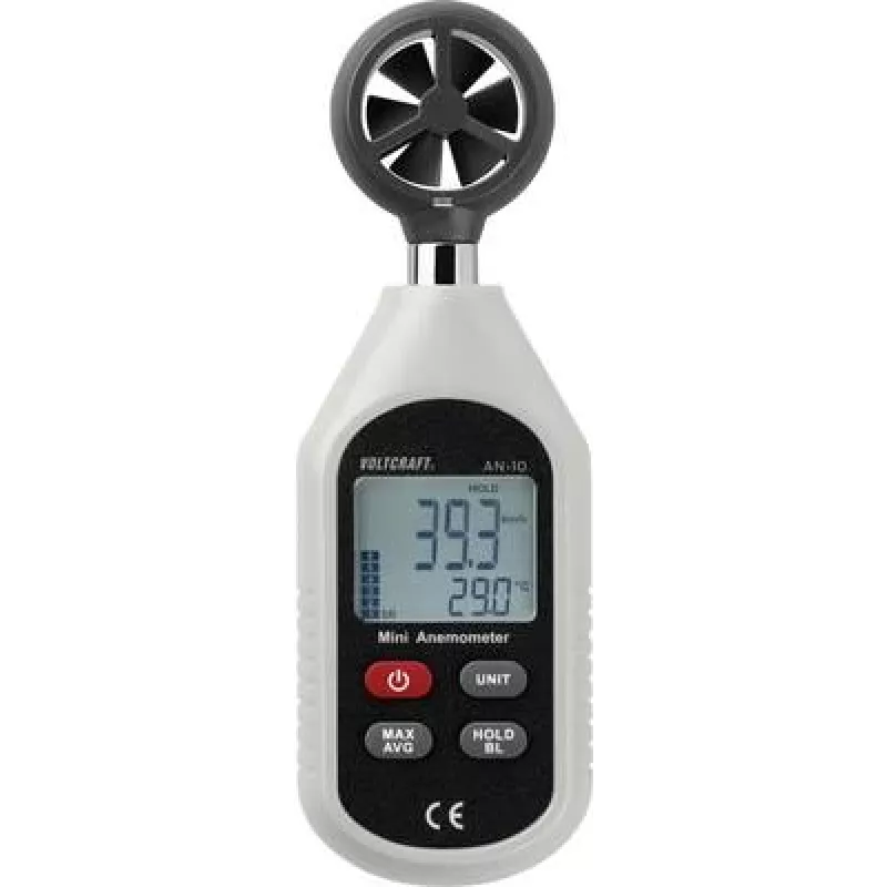 VOLTCRAFT AN-10 Anemometras 0,3–30 m/s magnetinis sparnuotės ratukas (VC-8314270)