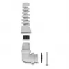 DeLOCK kabelio riebokšlis 90° kampuotas PG16 pilkas tempimo sumažinimas