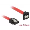SATA laidas DeLOCK 83979 0.5 m SATA 7 kaiščių Juoda Raudona