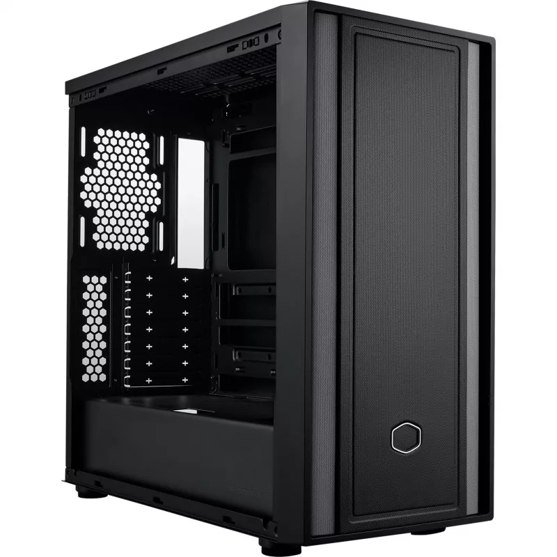 Cooler Master MasterBox 600 Lite PC korpusas, MIDI-Tower, E-ATX, grūdintas stiklas - juoda