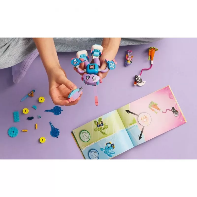 LEGO statybinių kaladėlių rinkinys LEGO 71490 Dreamzz Izzie and Bunchurro Gaming Bunny – personažų žaidimo rinkinys
