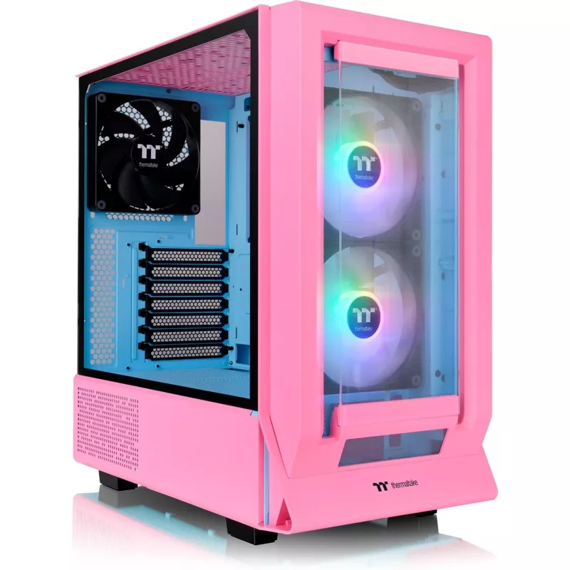 Kompiuterio korpusas Thermaltake Ceres 350 MX Midi Tower Pink
