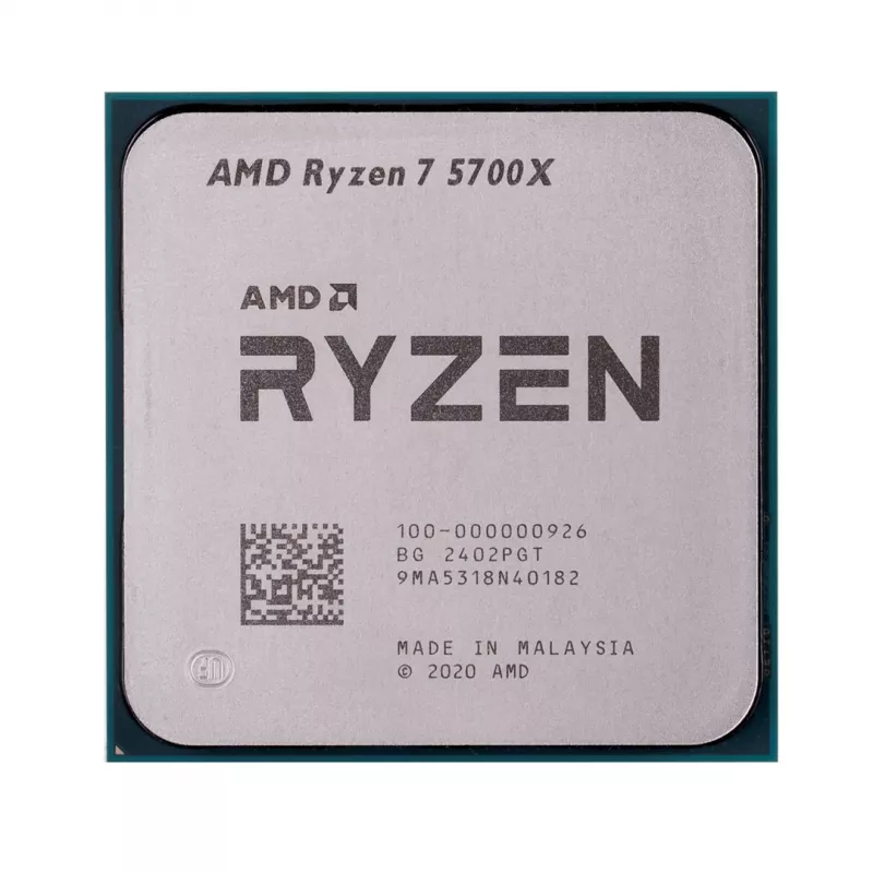 Procesorius AMD Ryzen 7 5700X 3.4 GHz 8 branduoliai 32 MB L3 lizdas AM4