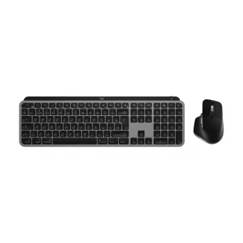 Logitech MX Keys S Combo for Mac, belaidis, DE išdėstymo klaviatūros ir pelės rinkinys, optimizuotas macOS mygtukams ir funkcijoms