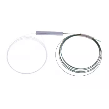Kabelių skirstytuvas Extralink Splitter 1:4 PLC 250µm be jungties, sidabrinis PVC
