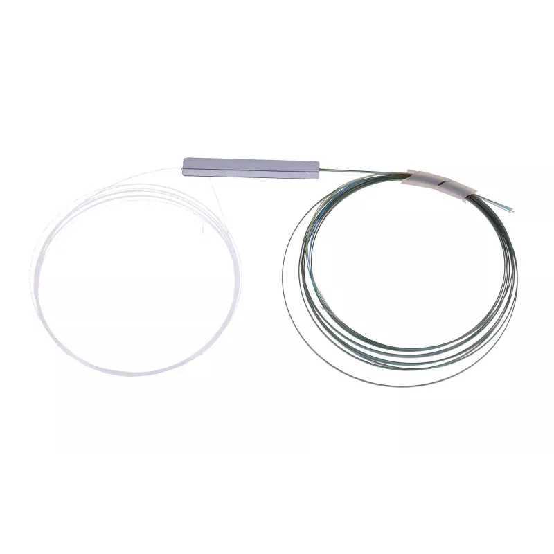 Kabelių skirstytuvas Extralink Splitter 1:4 PLC 250µm be jungties, sidabrinis PVC