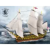 „Cobi“ konstravimo rinkinys „HMS Victory“ — 2 517 detalių, detalizuotas istorinio burlaivio modelis