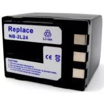 Baterija extra digital NB-2L24, Li-ion 7,4 V 1200 mAh, skirta Canon fotoaparatams