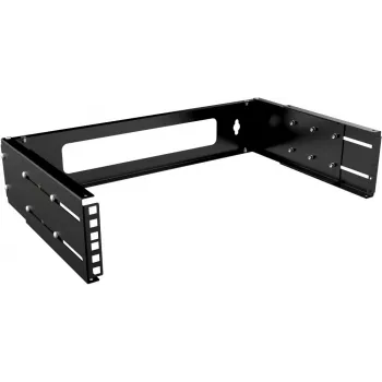 Lanview RAR200BL stovo spinta 2U Prie sienos montuojamas stovas Juoda