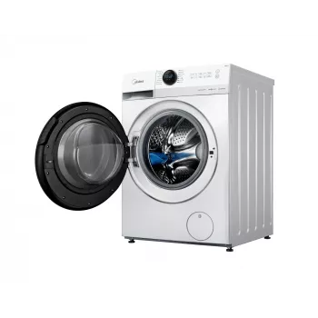 Skalbimo mašina Midea MF200W80WB/W-HR, priekinis pakrovimas, 8 kg, 1400 aps./min., LCD, garai, 60 cm pločio