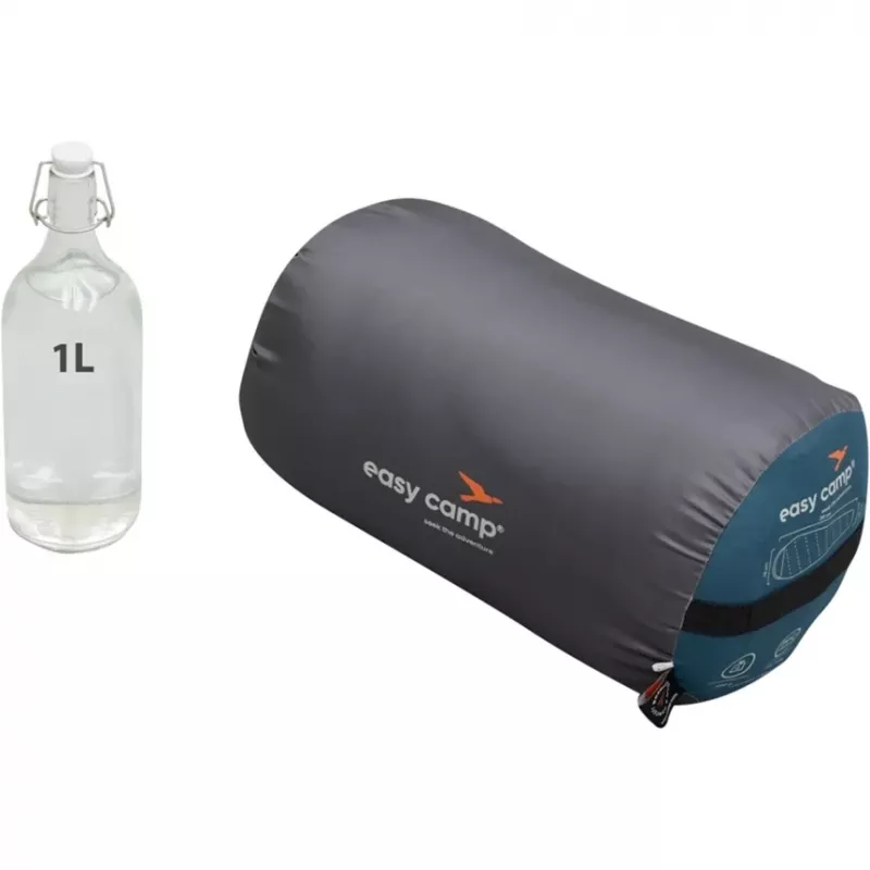 Miegmaišis easy camp Raven I Mummy 5°C petrol spalva (2025 modelis)