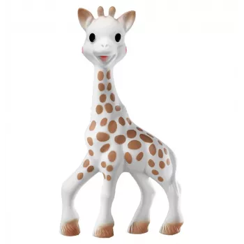 Mokomasis žaislas Sophie La Girafe 616331 — smėlio spalvos plastikas, 180 mm aukštis, 0+ mėnesių, 1 vnt.