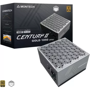 MONTECH CENTURY II 1050W – pilnai modulinis ATX maitinimo šaltinis