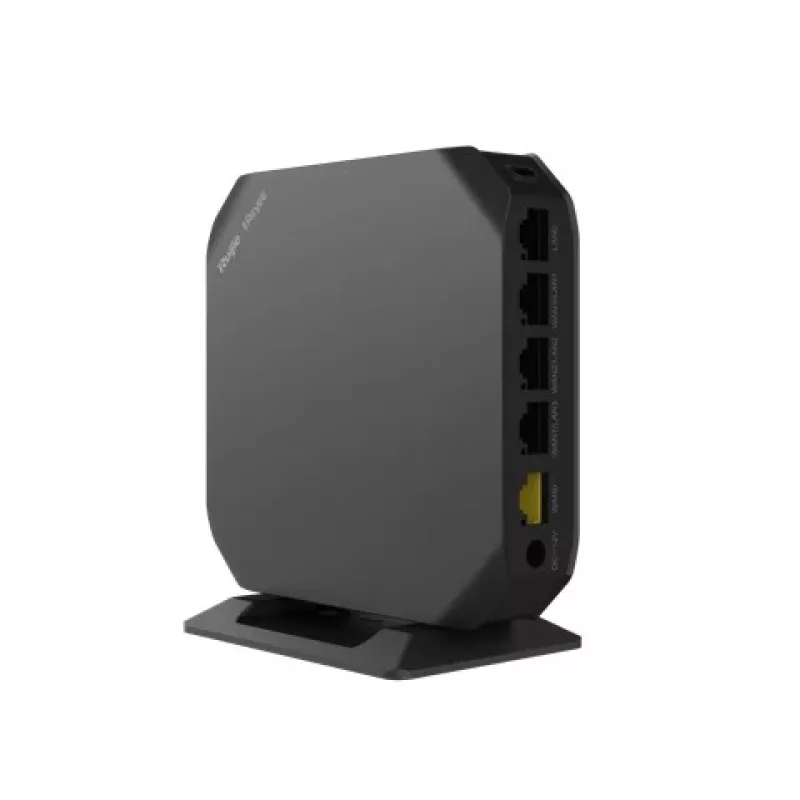 Stalinis maršrutizatorius RUIJIE RG-EG105GW(T) Dviejų juostų Wi-Fi 5, 2,4/5 GHz, 5 Gigabit LAN prievadai, vidinės antenos