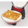 Picų keptuvas G3FERRARI G10032 — 1200W, akmens kepimo paviršius, maks. 400°C, 31 cm pica, mechaninis laikmatis, raudona