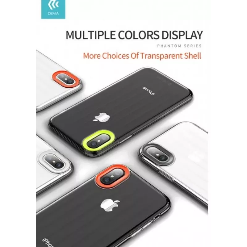 Telefono dėklas Devia Yonger Series, skirtas iPhone XS Max 6,5 colio, geltonas