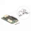 Vidinė Mini PCIe sąsajos plokštė DELOCK 95279 — nuoseklioji priegloba, Mini PCIe išvestis, RS-232 palaikymas, 460,8 Kbit/s, FIFO 256 B, 30 × 51 × 10 mm