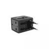 Keliautojo adapteris SBOX TA-23 su dvigubu USB įkrovikliu ir universaliu kištukų suderinamumu