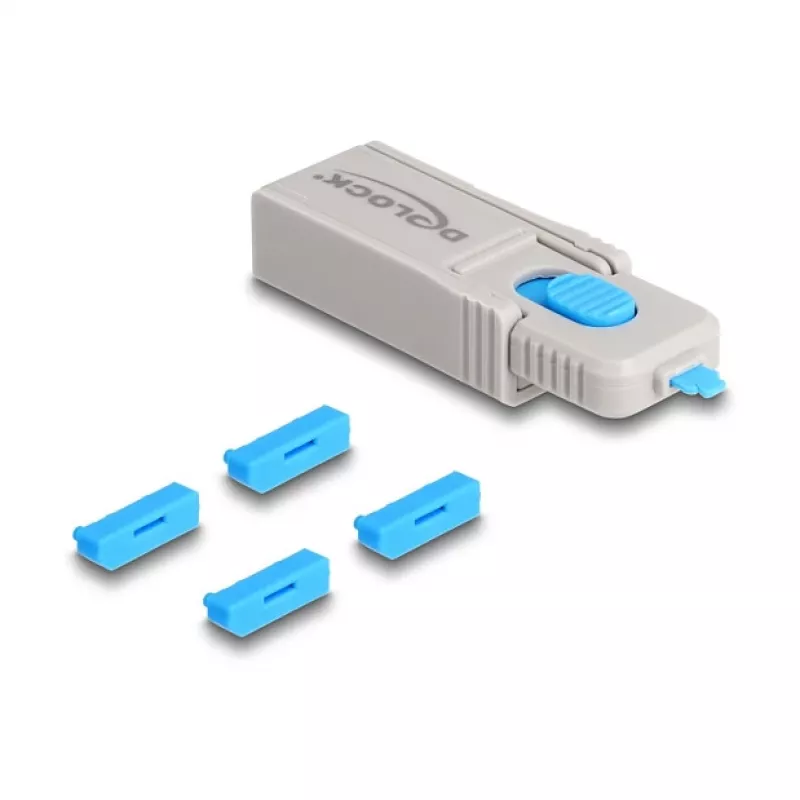 Prievado blokatorius DeLOCK 20927 DisplayPort 4 vnt. + užrakto įrankis