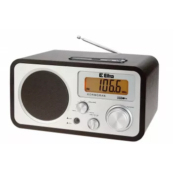 Nešiojamasis radijas ELTRA Kormoran Analoginis FM LW LCD Juodas Sidabrinis