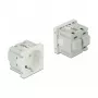 Maitinimo lizdas DELOCK 81320 CEE 7/3 3P+N+PE 250V 16A Baltas ABS 45×45×43 mm