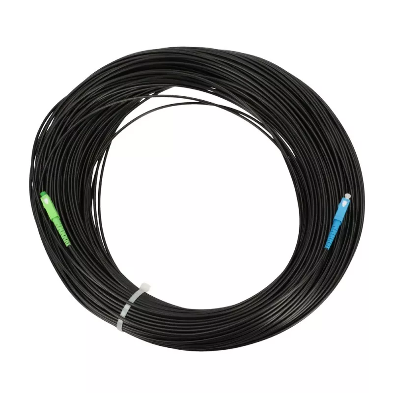 Skaidulinis optinis FTTH kabelis Extralink EX.18563 G.657.A2 SC–SC 160 m juodas