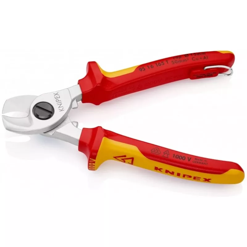 Knipex 95 16 165 T kabelių užspaudimo įrankis Užspaudimo įrankis Juoda, Geltona