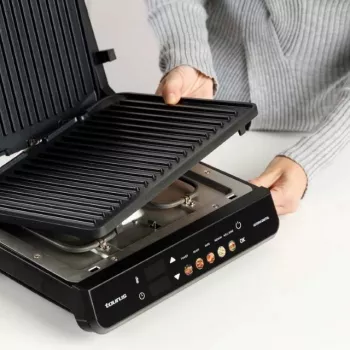 Elektrinis 2-in-1 grilis Taurus Asteria Digital — 2000 W, reguliuojamas termostatas, nelimpanti danga, nuimamas lašų padėklas