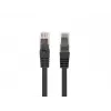 Tinklo kabelis LANBERG PCU6-10CU-0025-BK Cat6 F/UTP RJ-45 0,25 m juodas