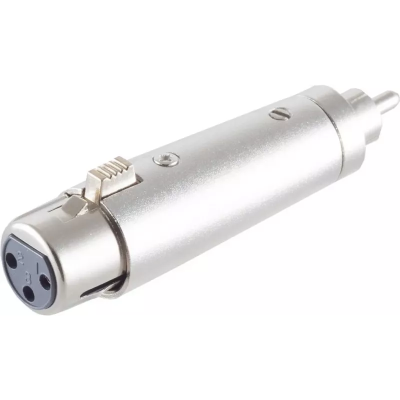 XLR į RCA adapterio kabelis ShiverPeaks BS55061 — XLR moteriška į RCA vyriška garso jungtis