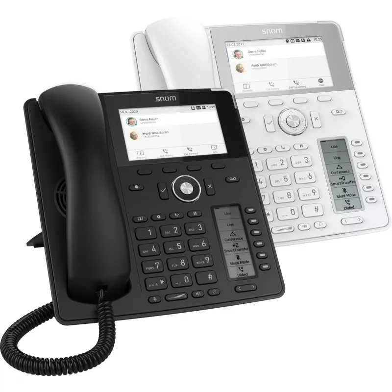 IP telefonas Snom D785N juodas 12 linijų TFT laidinis ragelis