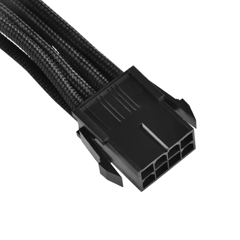 EPS12V 8 pin (4+4) laidas Sidabrinėstone SST-PP07-EPS8B 0,3 m