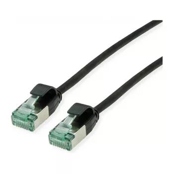 ROLINE RM U/FTP DataCenter komutacinis kabelis Cat.6A (EA klasė), plonas, juodas, 0,5 m