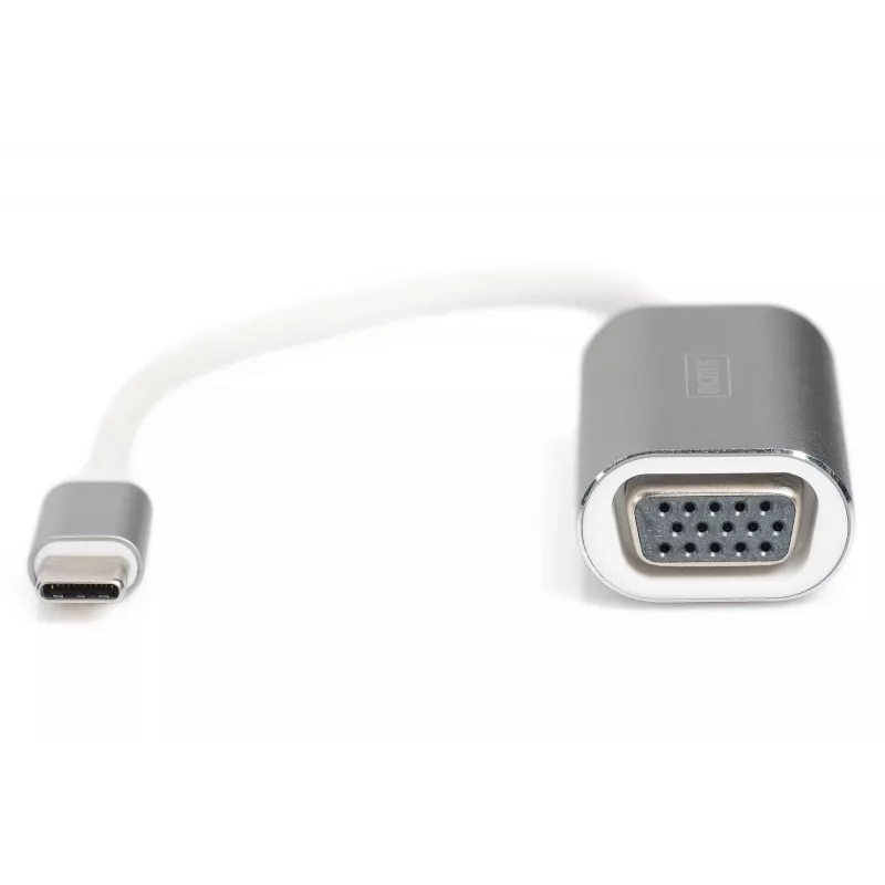 DIGITUS DA-70837 Vaizdo adapteris VGA 1080p FHD į USB 3.0 Type C, aliuminis