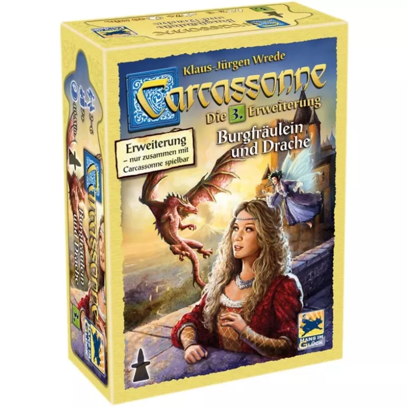 Carcassonne - Princesė ir drakonas, stalo žaidimo 3-asis papildymas