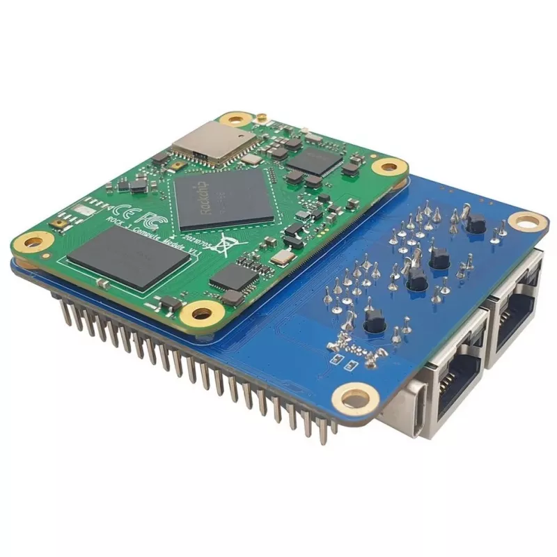 ALLNET Radxa CM3 ROCK3 RK3568 skaičiavimo modulis 1 GB RAM / be EMMC be WiFi (RM118-D2E8J1W13)