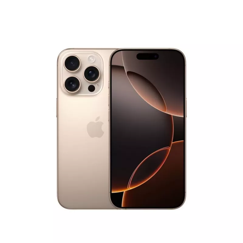 ATNAUJ. Telefonas Iphone 16 PRO/128GB N.DESERT A klasė Atnaujintas