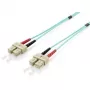 Equip SC/SC optinio pluošto jungiamasis kabelis, OM3, 10m, 10 m, OM3, SC, SC