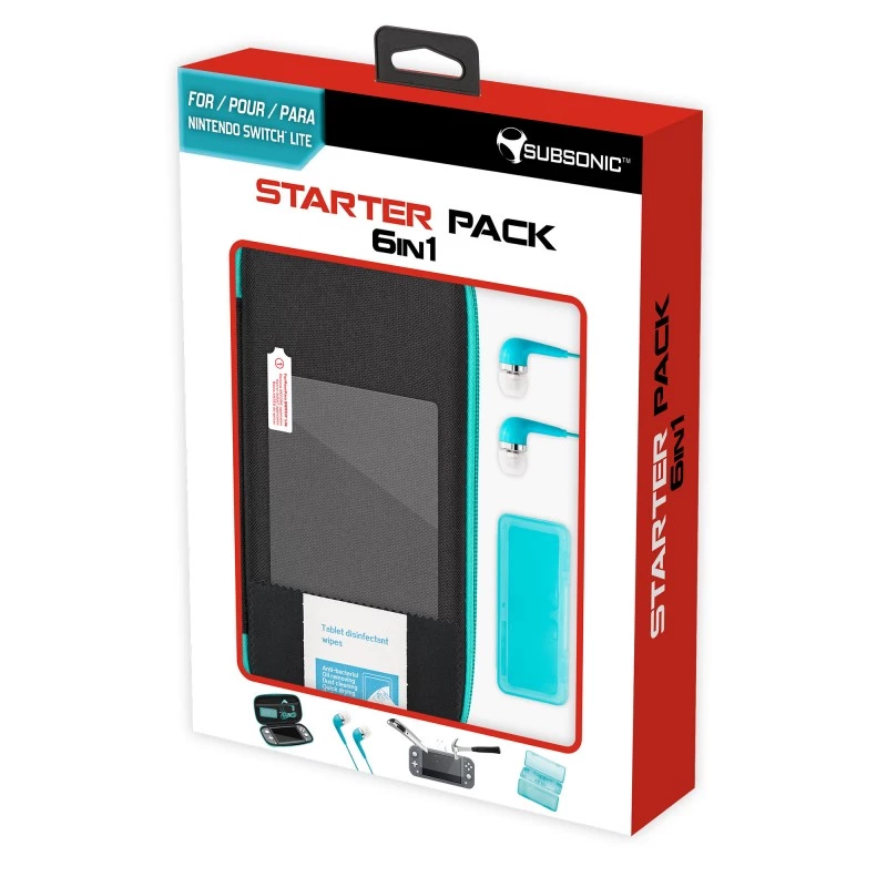 Subsonic Started Pack 6 in1, skirtas Nintendo Switch Lite