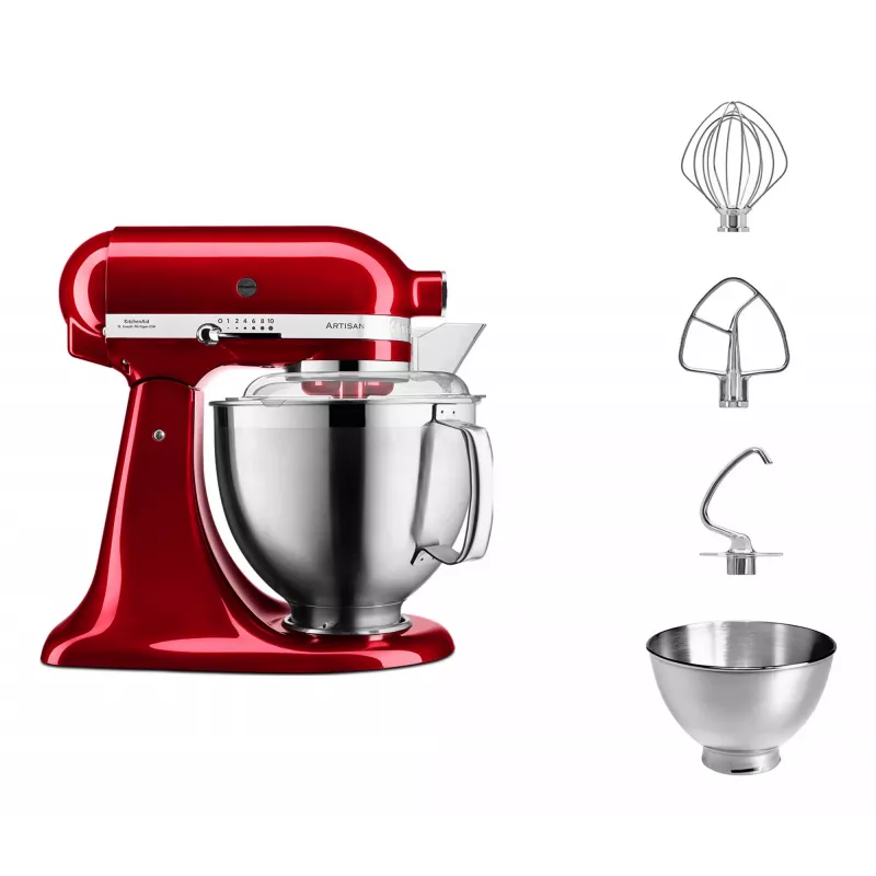 Virtuvinis kombainas KitchenAid ARTISAN 5KSM185PS 300W 4,8L raudonas