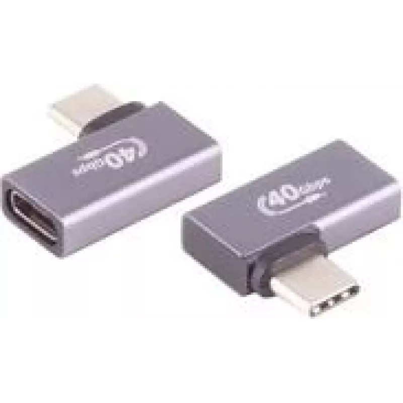 Adapteris USB-C į USB-C ShiverPeaks BS13-60001, pilkas