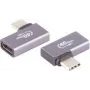 Adapteris USB-C į USB-C ShiverPeaks BS13-60001, pilkas