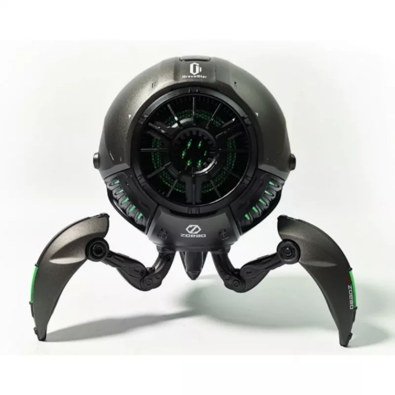 „Zoeao GravaStar F“ Bluetooth garsiakalbis metalo pilkos spalvos – garsiakalbis – garsumo valdymas
