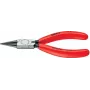 Knipex 37 41 125 elektronikos ir tiksliosios mechanikos apvalianosės replės, tiesios, 125 mm