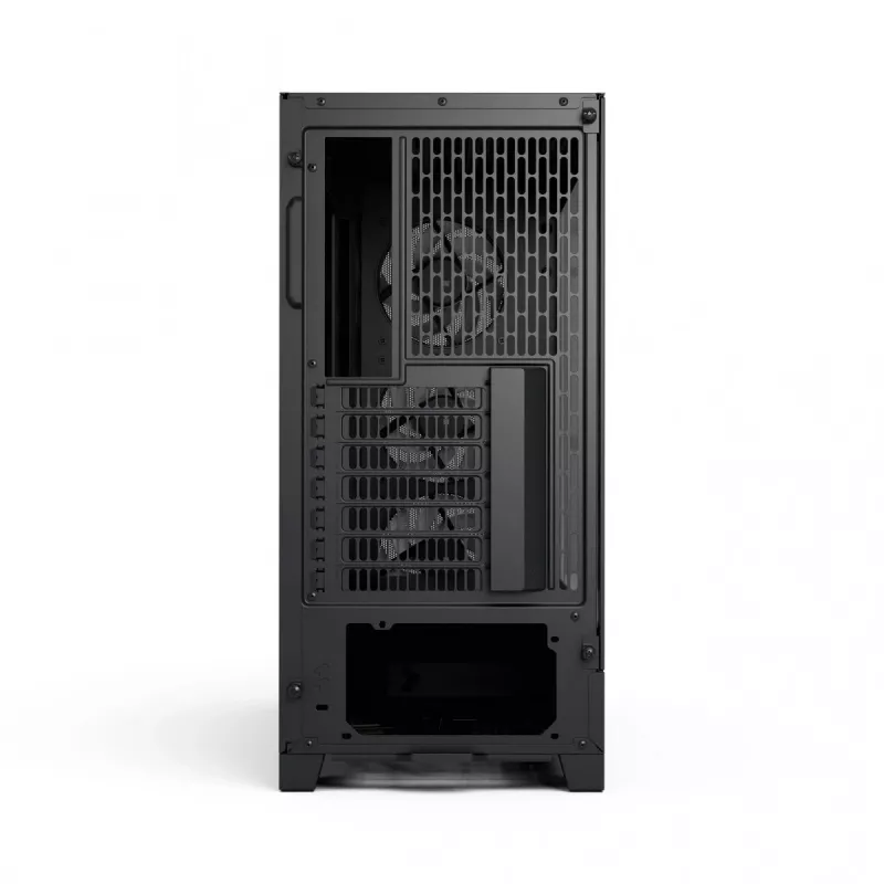 PC korpusas Fractal Design Pop 2 Air Juoda TG RGB Midi Tower — ATX/Micro‑ATX/Mini‑ITX, 3x120mm priekyje, 1x120mm gale, 2,5 colio+3,5 colio nišos