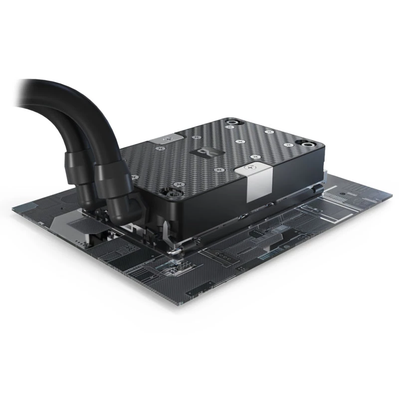 Water block Alphacool 13498 Acetalinis varis juoda sidabrinė 75,5x118,5x20,5 mm