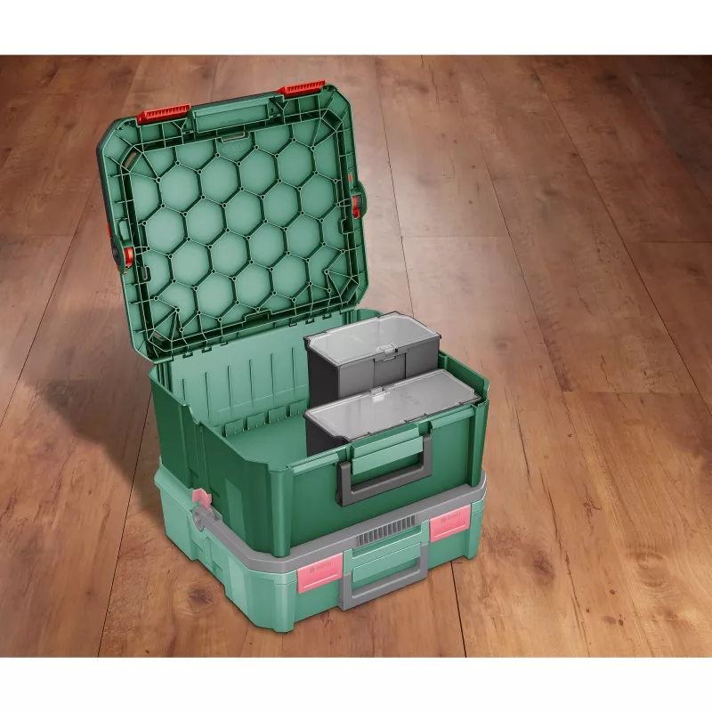 Dėžė daiktams laikyti Bosch SystemBox 1600A01SR4 stačiakampė žalia 343x391x171 mm