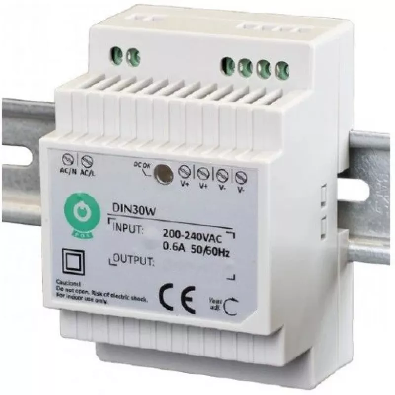 Maitinimo šaltinis DIN bėgiui 30W 15V 2A Mojeledy DIN30W15